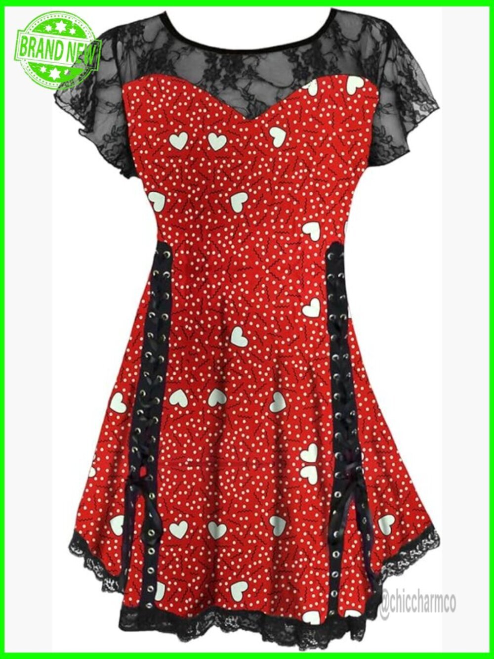 Plus Size Victorian Lace Up Corset Tunic Top Tunics